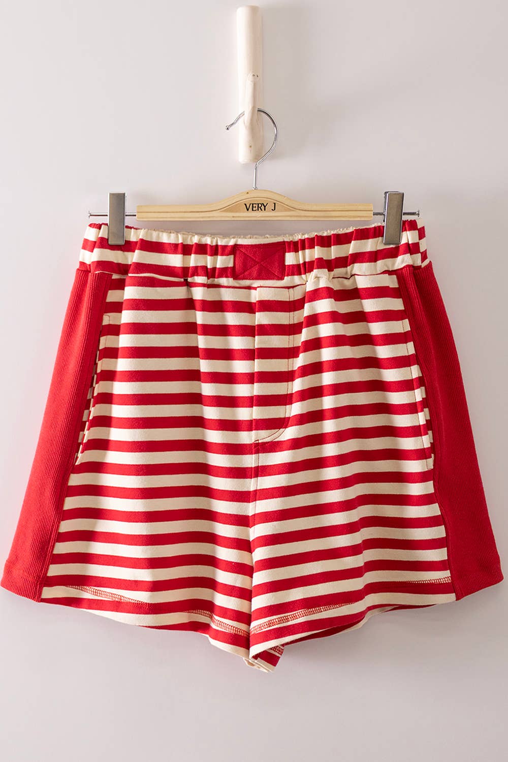 Striped Color Block Lounge Shorts