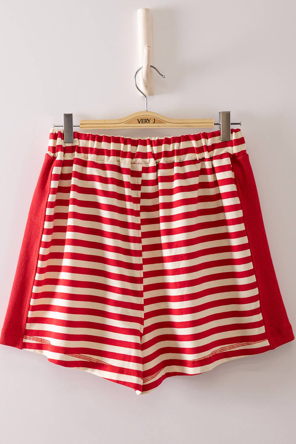 Striped Color Block Lounge Shorts