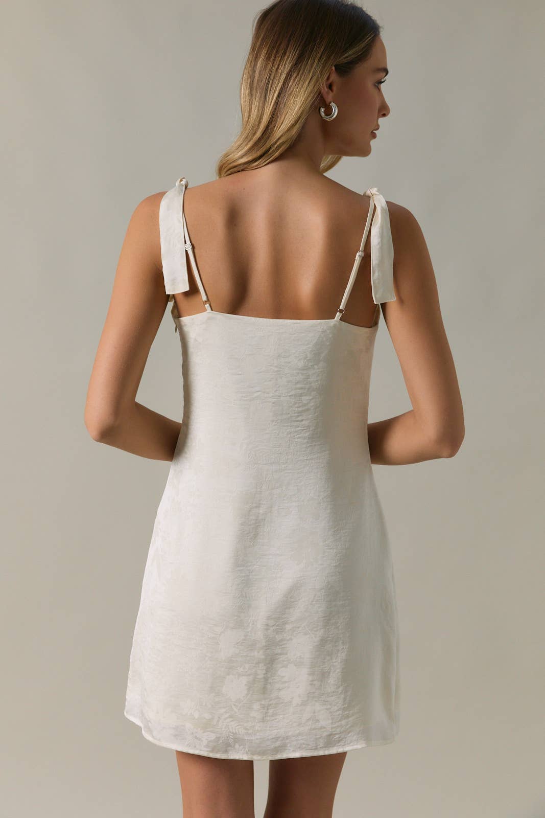 SLEEVELESS COWL NECK SHOULDER STRAPS SLIP DRESS