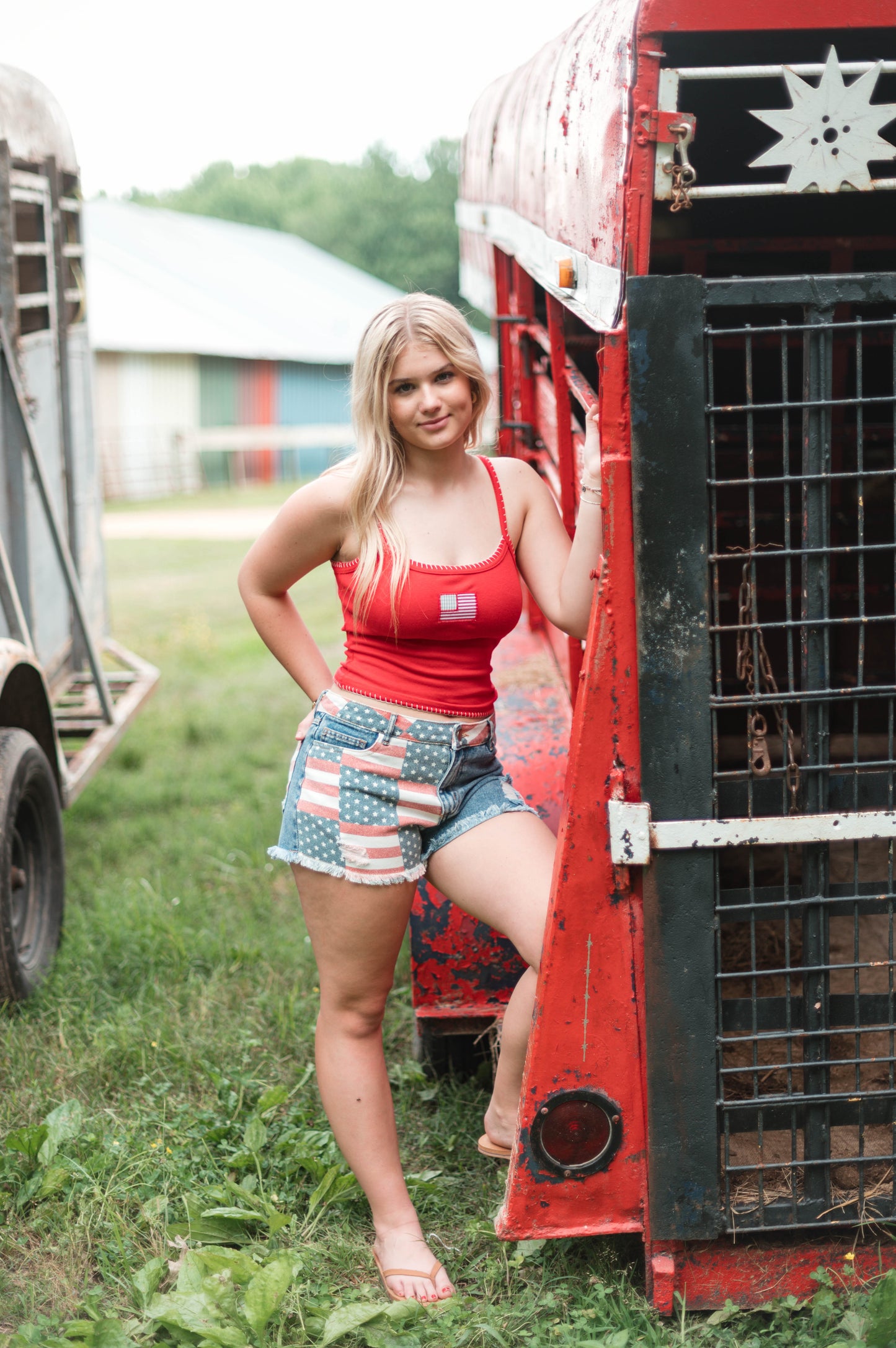 AMERICAN FLAG TANK