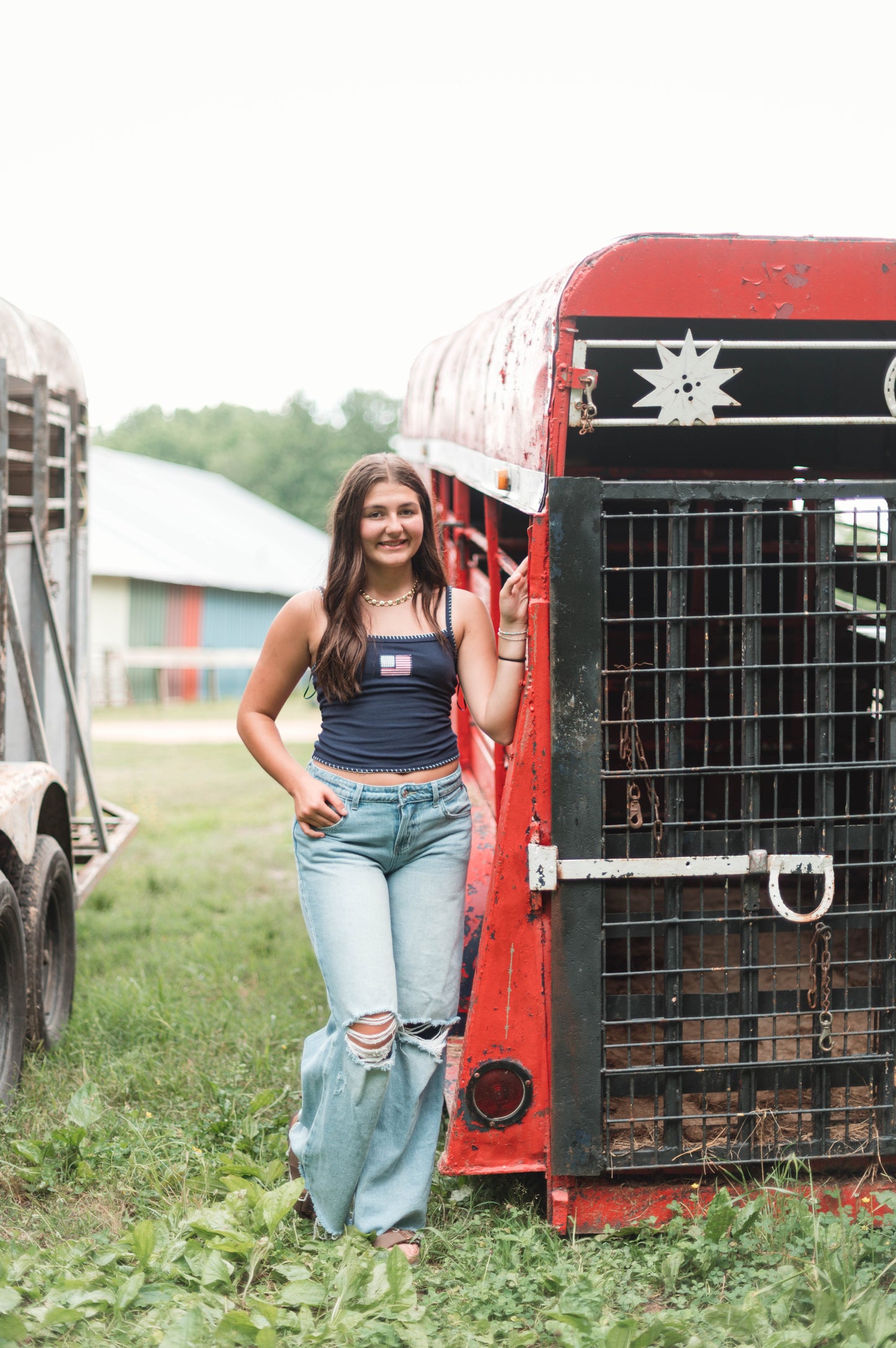 AMERICAN FLAG TANK