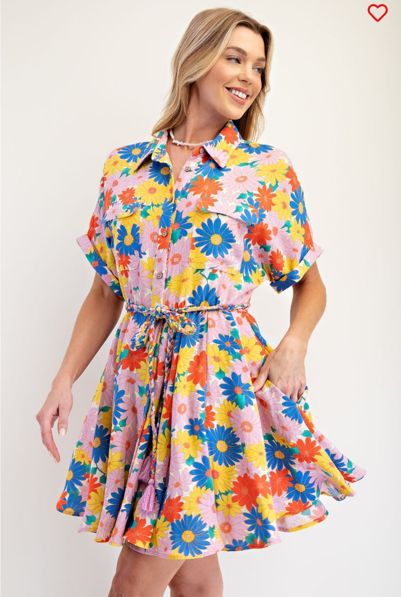 Floral Skater Dress