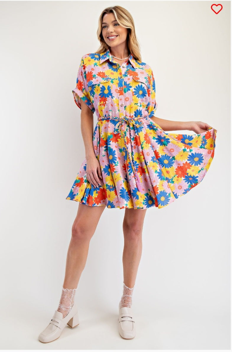 Floral Skater Dress
