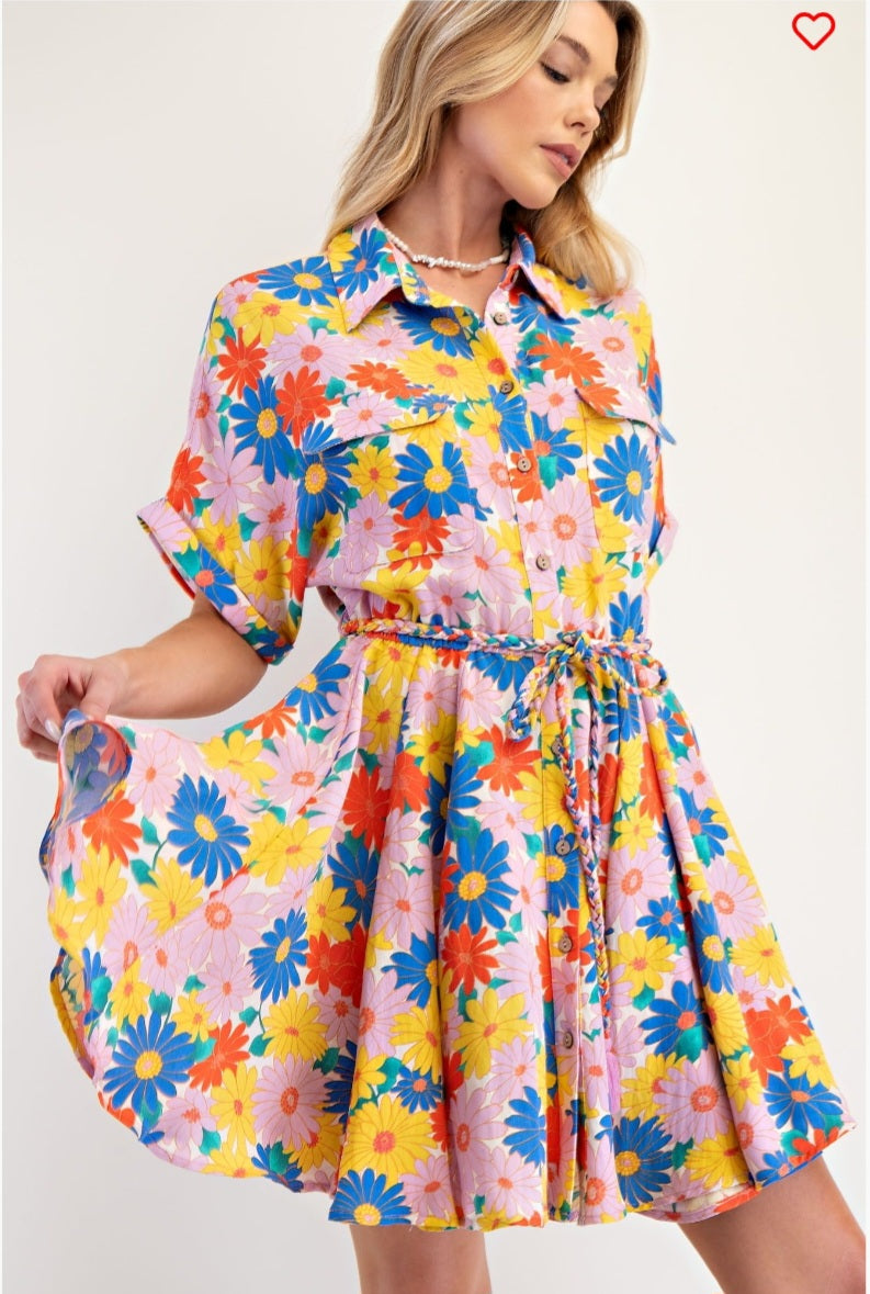 Floral Skater Dress