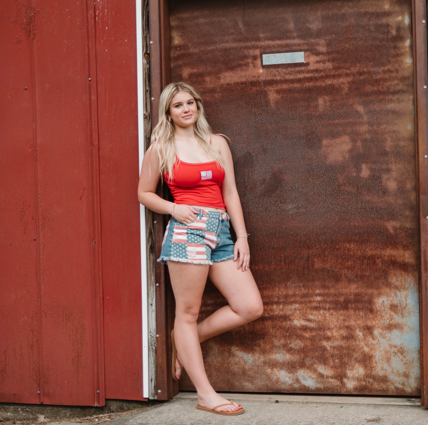 AMERICAN FLAG TANK