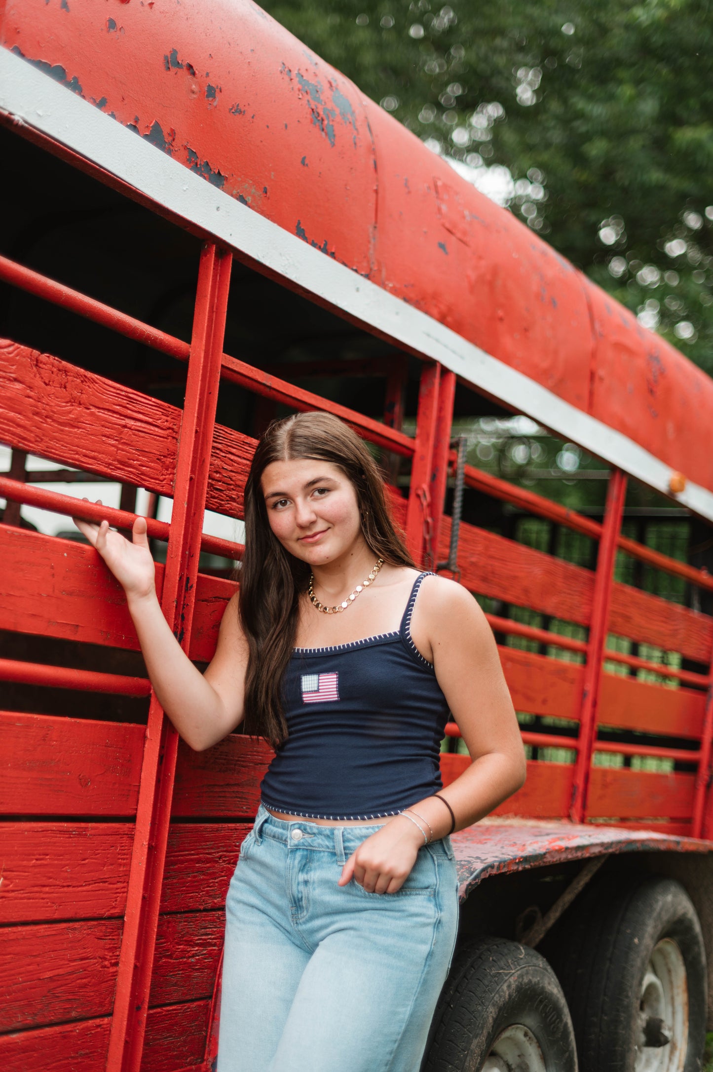 AMERICAN FLAG TANK