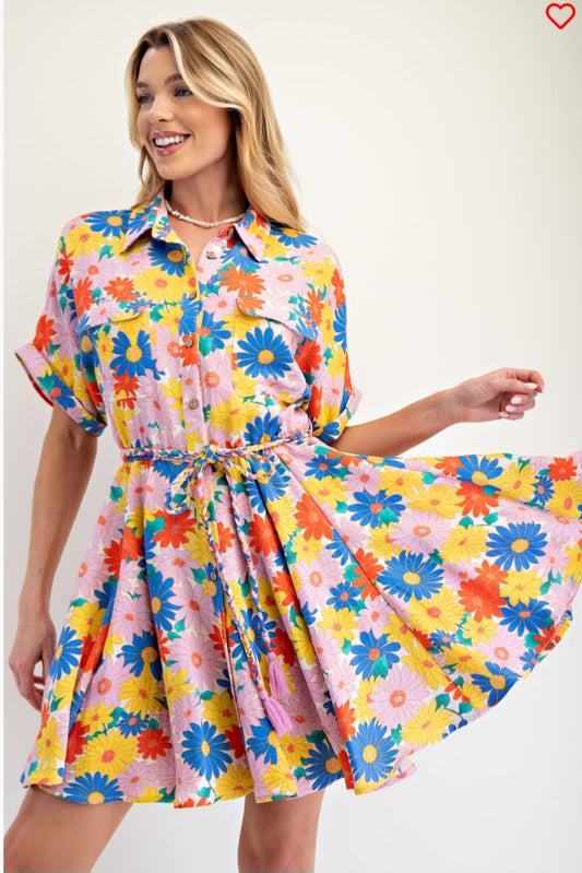 Floral Skater Dress